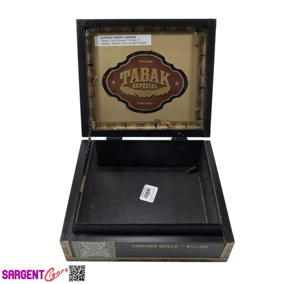 Tabak Especial Corona Empty Wooden Cigar Box 8x7x3 - Picture 6 of 7